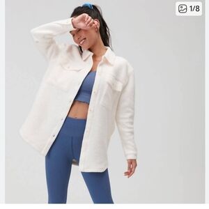 Spiritual Gangster Cream Teddy Jacket